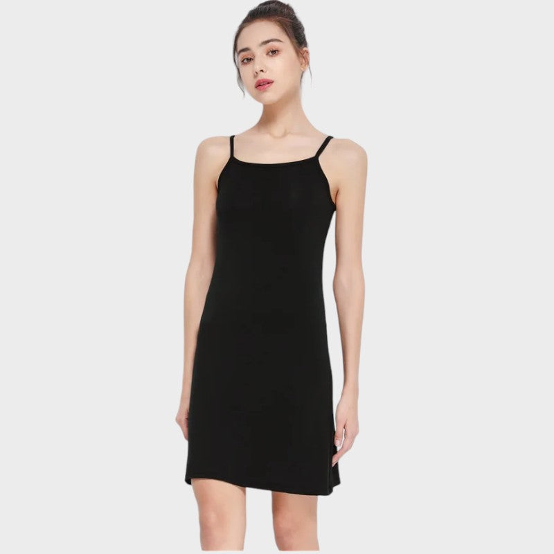 Black Antistatic Clothing Slips | No-Cling Underlayer Full Slip Black Antistatic Clothing Slips | No-Cling Underlayer Full Slip