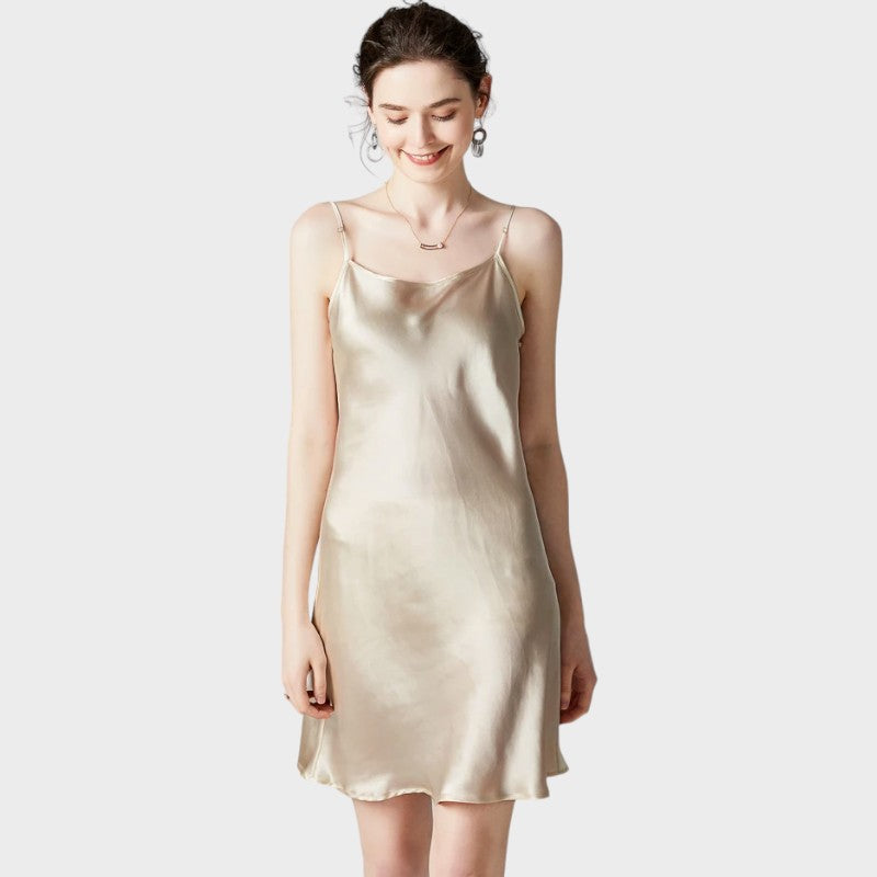 where to buy a slip for under a dress Nude silk the wedding flower dress Navy Blue Satin Halter Please make sure the Color:Turquoise SLK