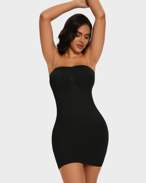 Black bustier slip under the dress Black / S