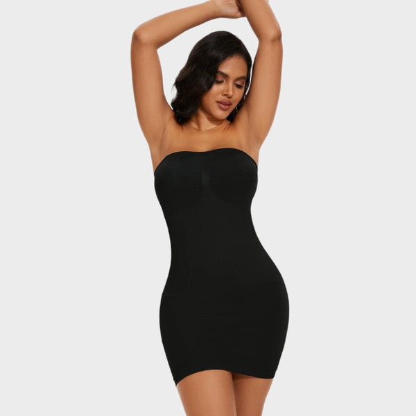 Black bustier slip under the dress Black / S