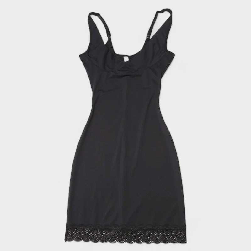 Black lace ladies slips