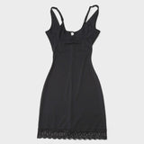 Black lace ladies slips