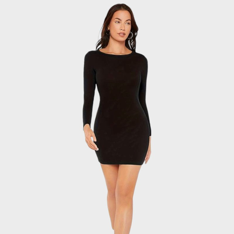 Black long sleeve clothing slips