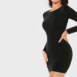 Black long sleeve clothing slips