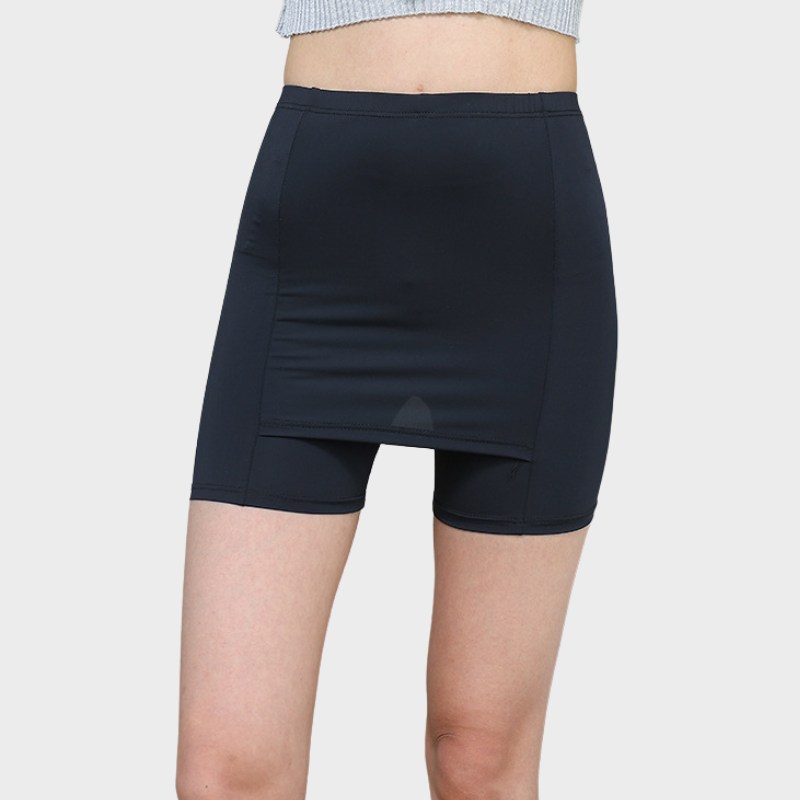 Black Shaping Skirt Shorts for Women