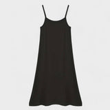 Black slip under dress