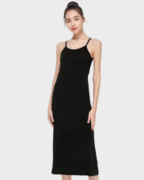Black slip under dress Black / M