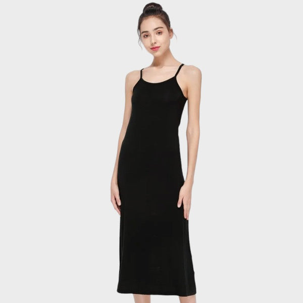 Black slip under dress Black / M