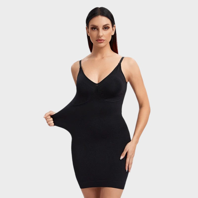 Black vintage nylon ladies slips