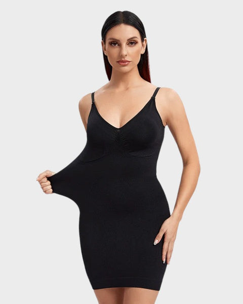 Black vintage nylon ladies slips