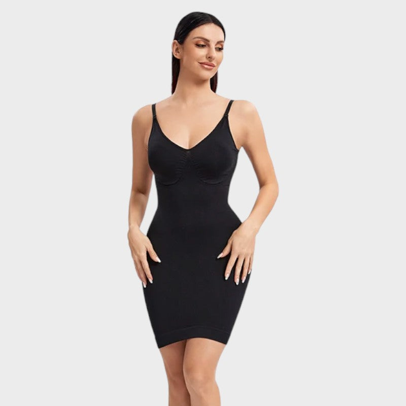 Black vintage nylon ladies slips Black / S