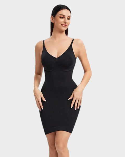 Black vintage nylon ladies slips Black / S