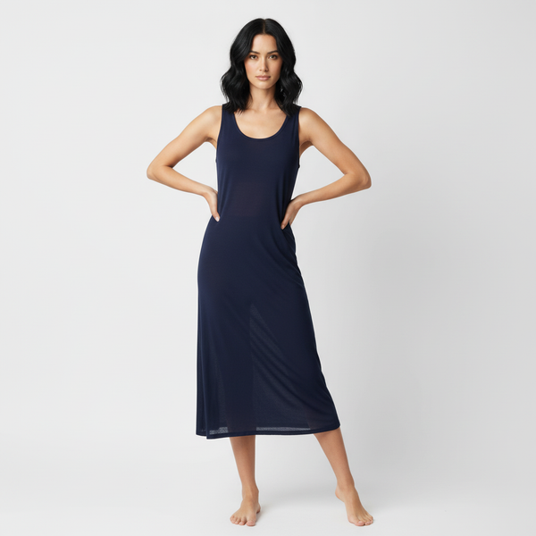 Blue full slip Blue / M (115cm)