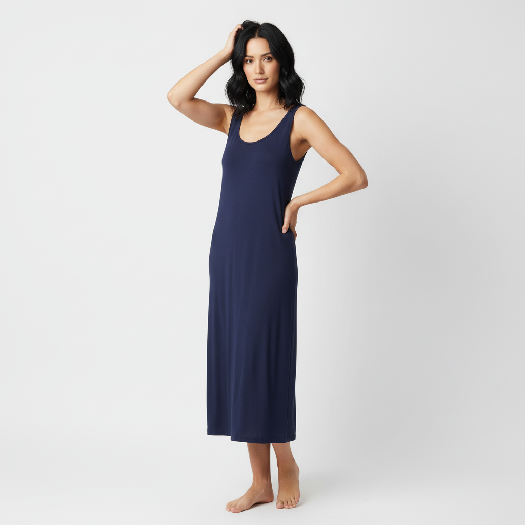 Blue full slip