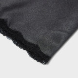 Flowy black half sleep under dresses
