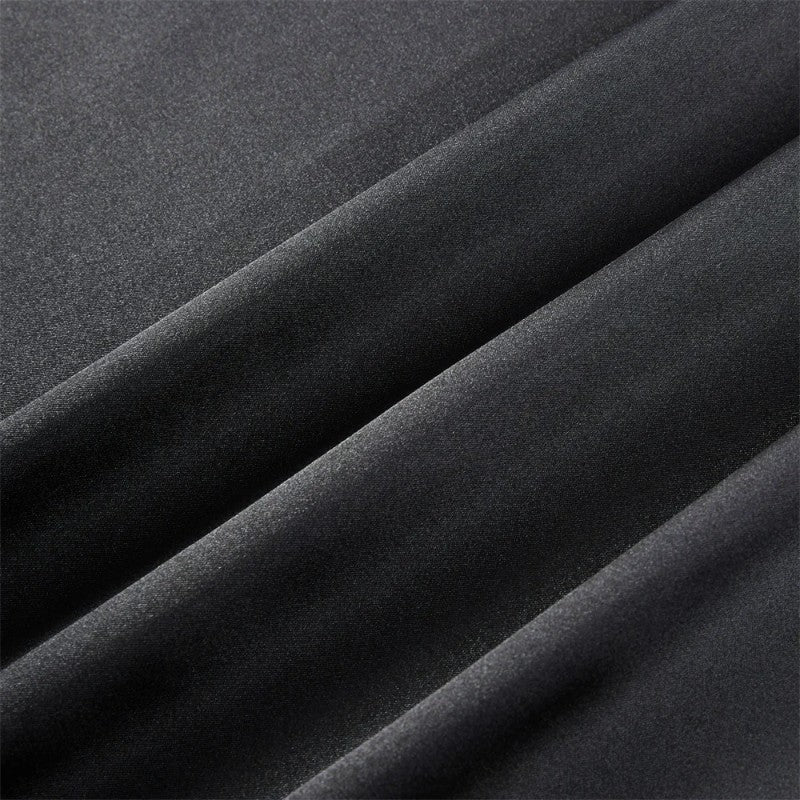 Flowy black half sleep under dresses
