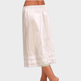 Ivory plus size half slip