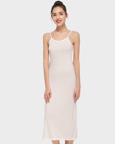 Long full white slip White / M