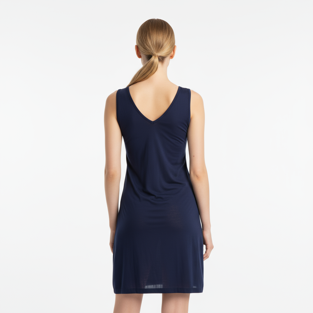 Navy Wide Strap Slip for Under Dress | Full Coverage Full Slip Navy Wide Strap Slip for Under Dress | Full Coverage Full Slip