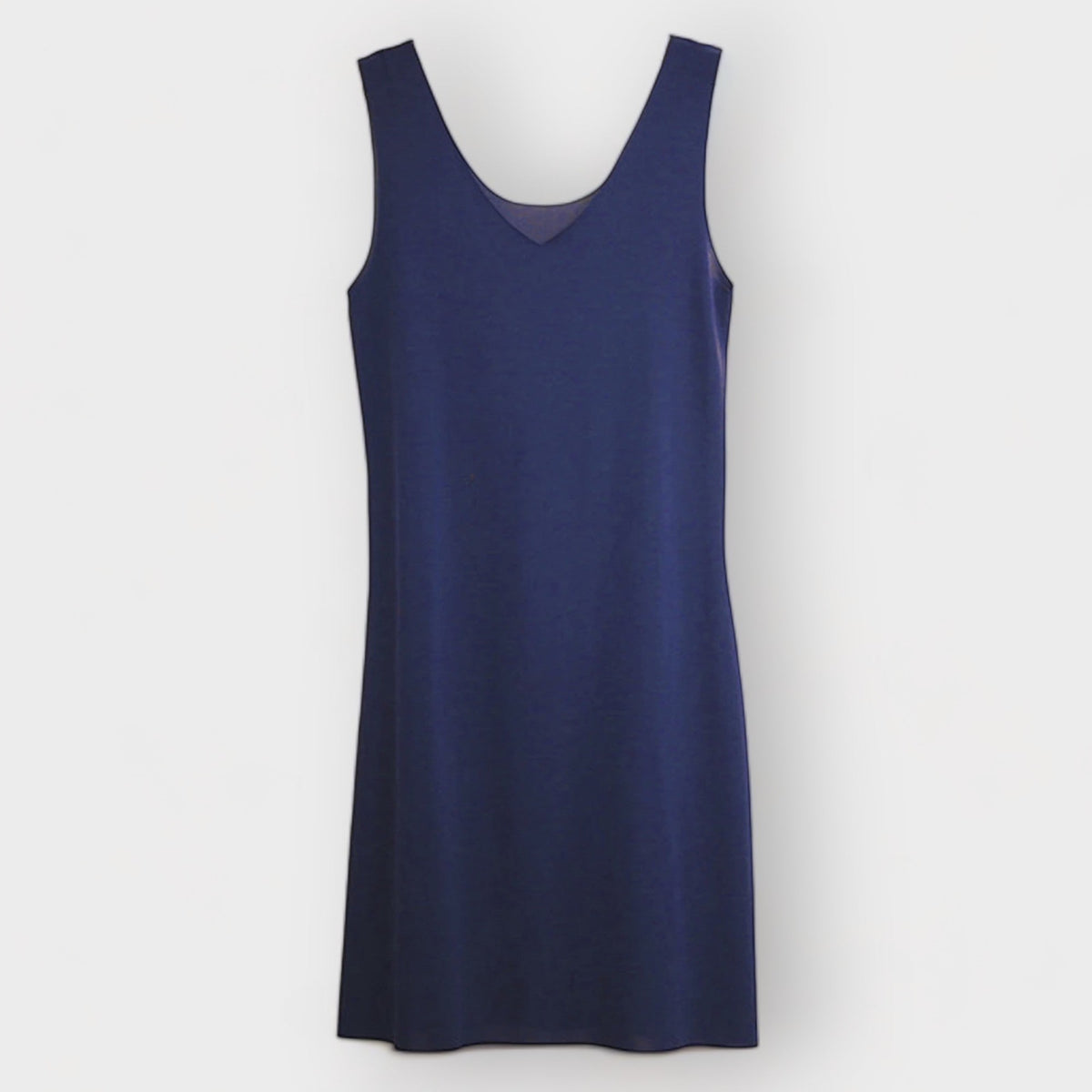 Navy wide strap slip for under dress