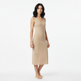 Nude long slip dress Nude / M (115cm)