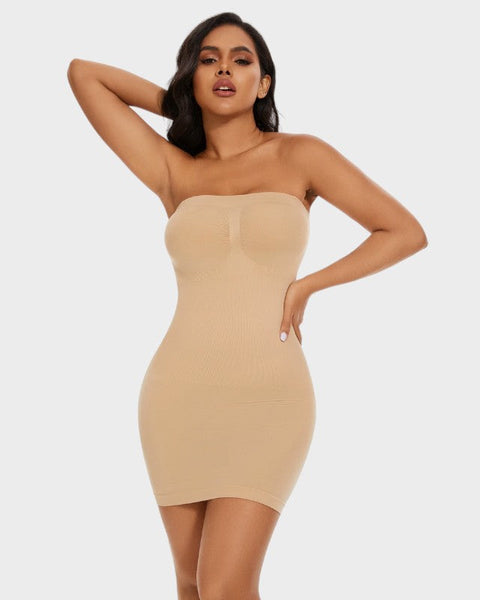Nude nylon full slip Nude / S