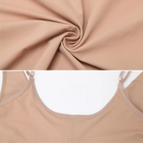 Nude shaping slip under the dress