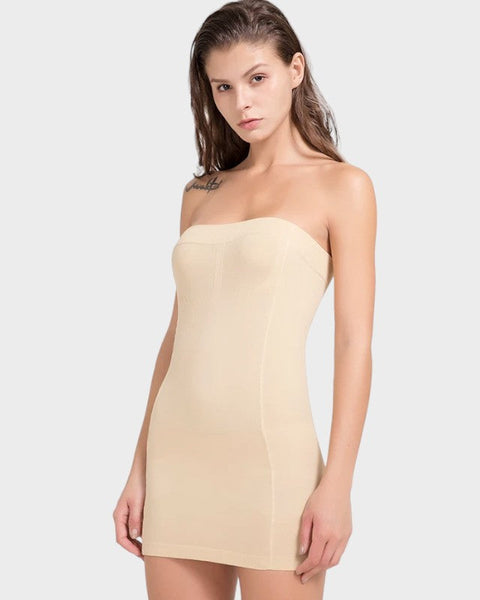 Nude strapless shaping full slip Nude / S