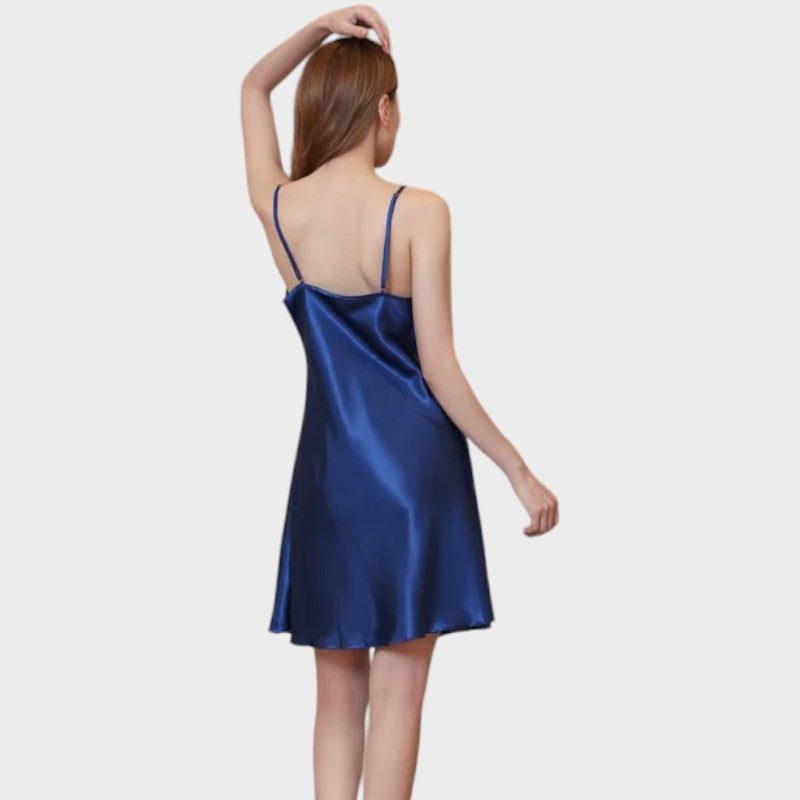 Royal blue full slip