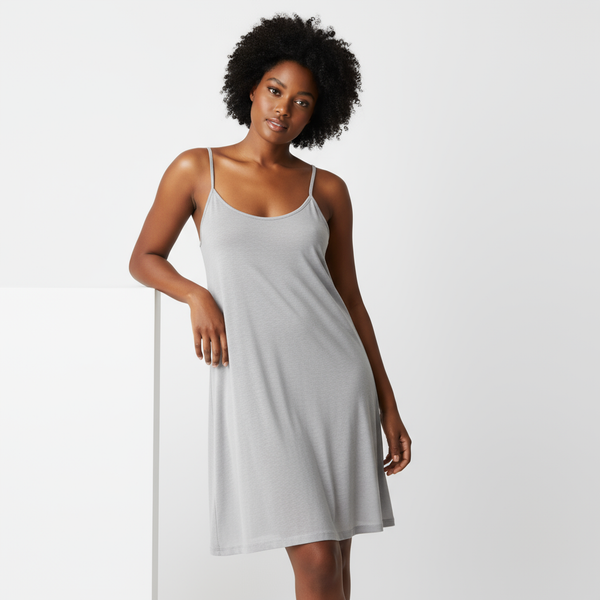 Slip for sheer dress Gray / M