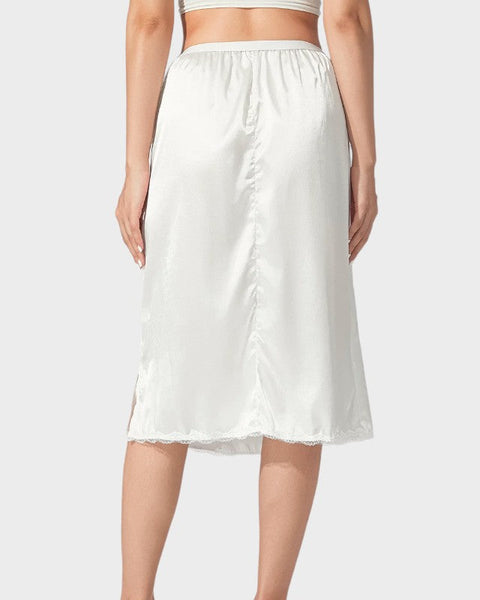 White lace petticoat