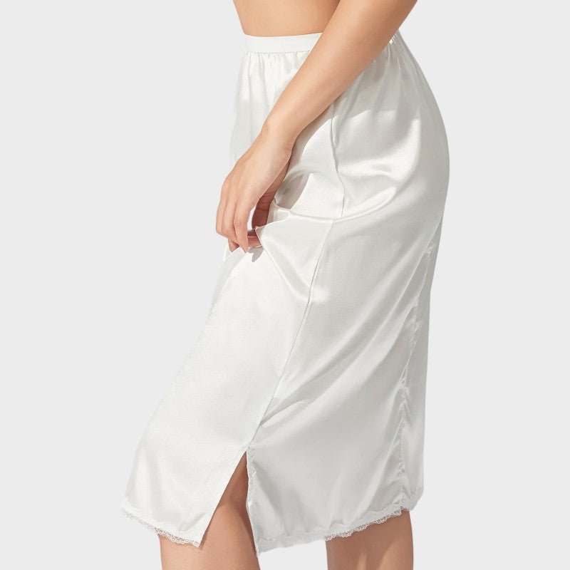 White lace petticoat