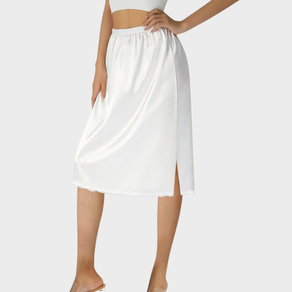 White lace petticoat White / S