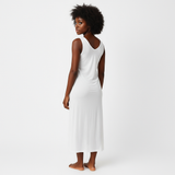 White long slip dress