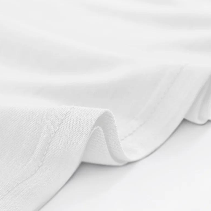 White mid length slip under the dress