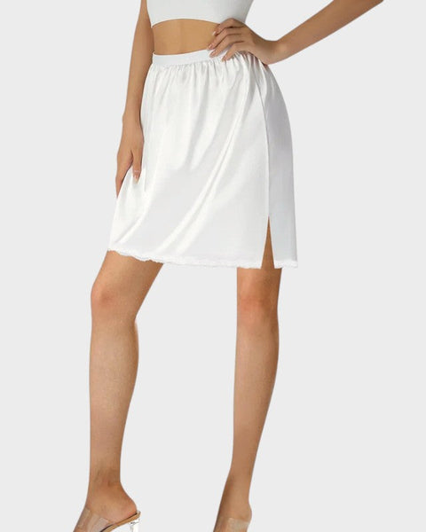 White petticoat skirt White / S